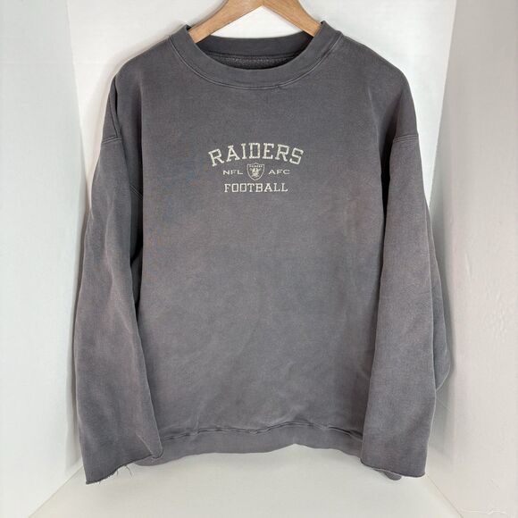 NFL Other - Vintage Oakland Raiders Crewneck Sweatshirt, XL, Black, Logo, NFL,